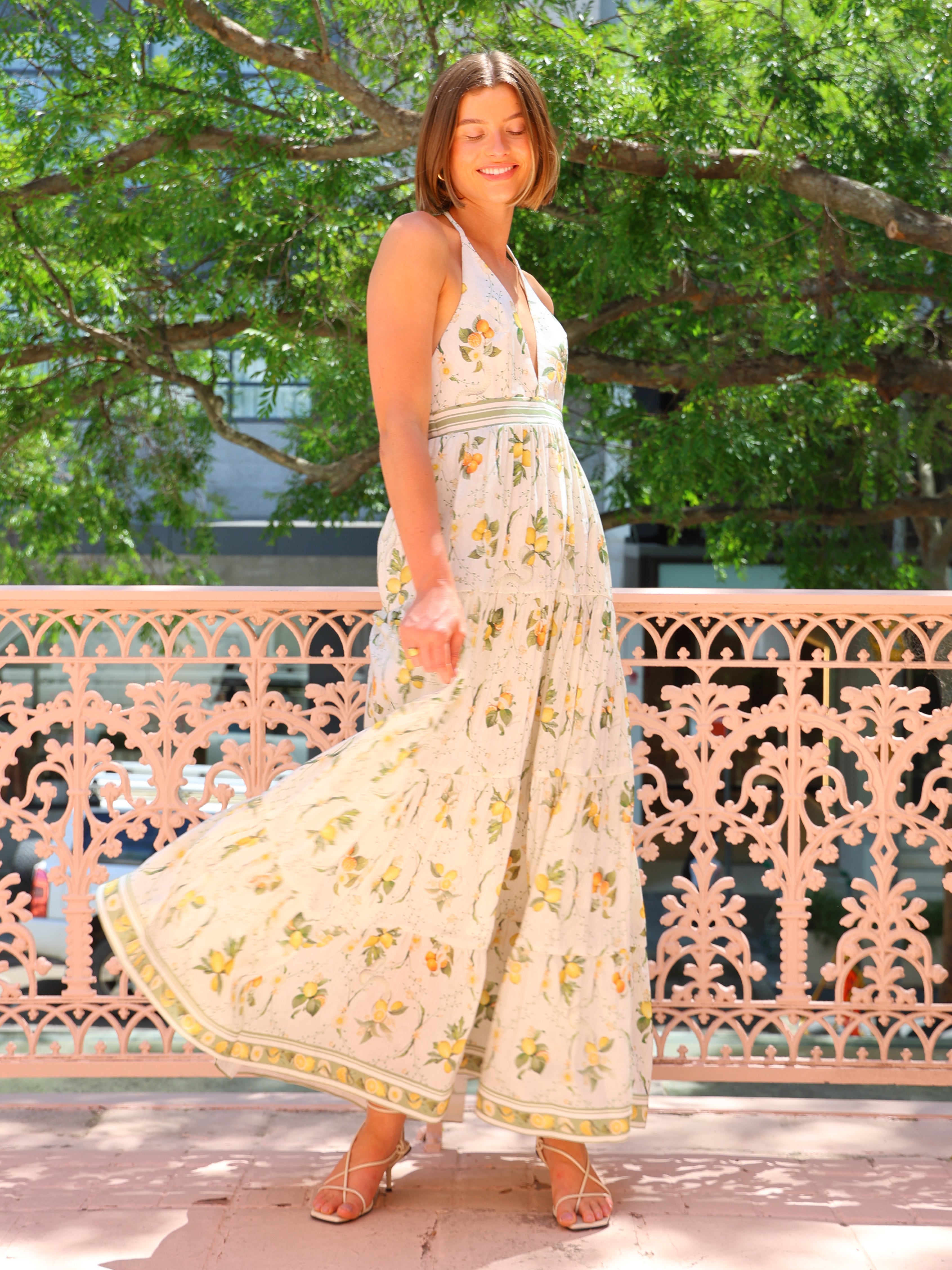 Amara - Halter Maxi Dress