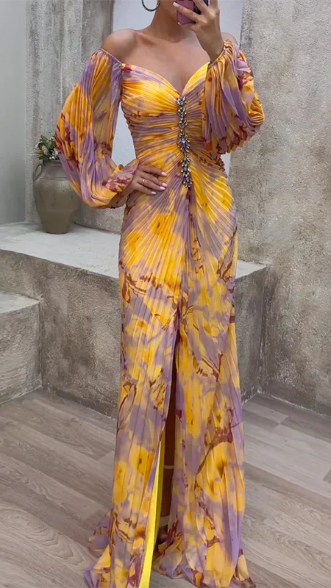 Kristine | Elegant V-Neck Dress