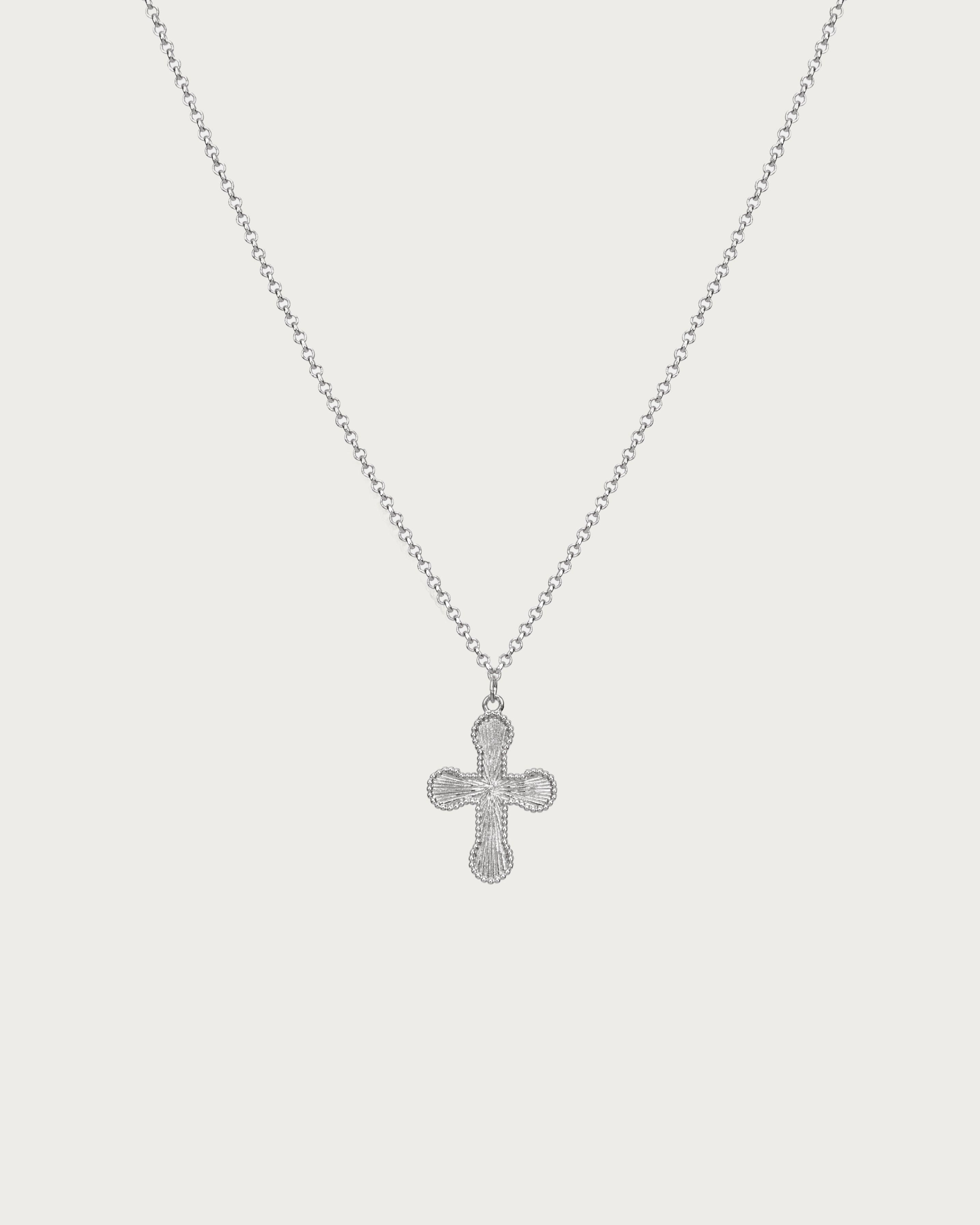 Mini Cross Pendant Necklace