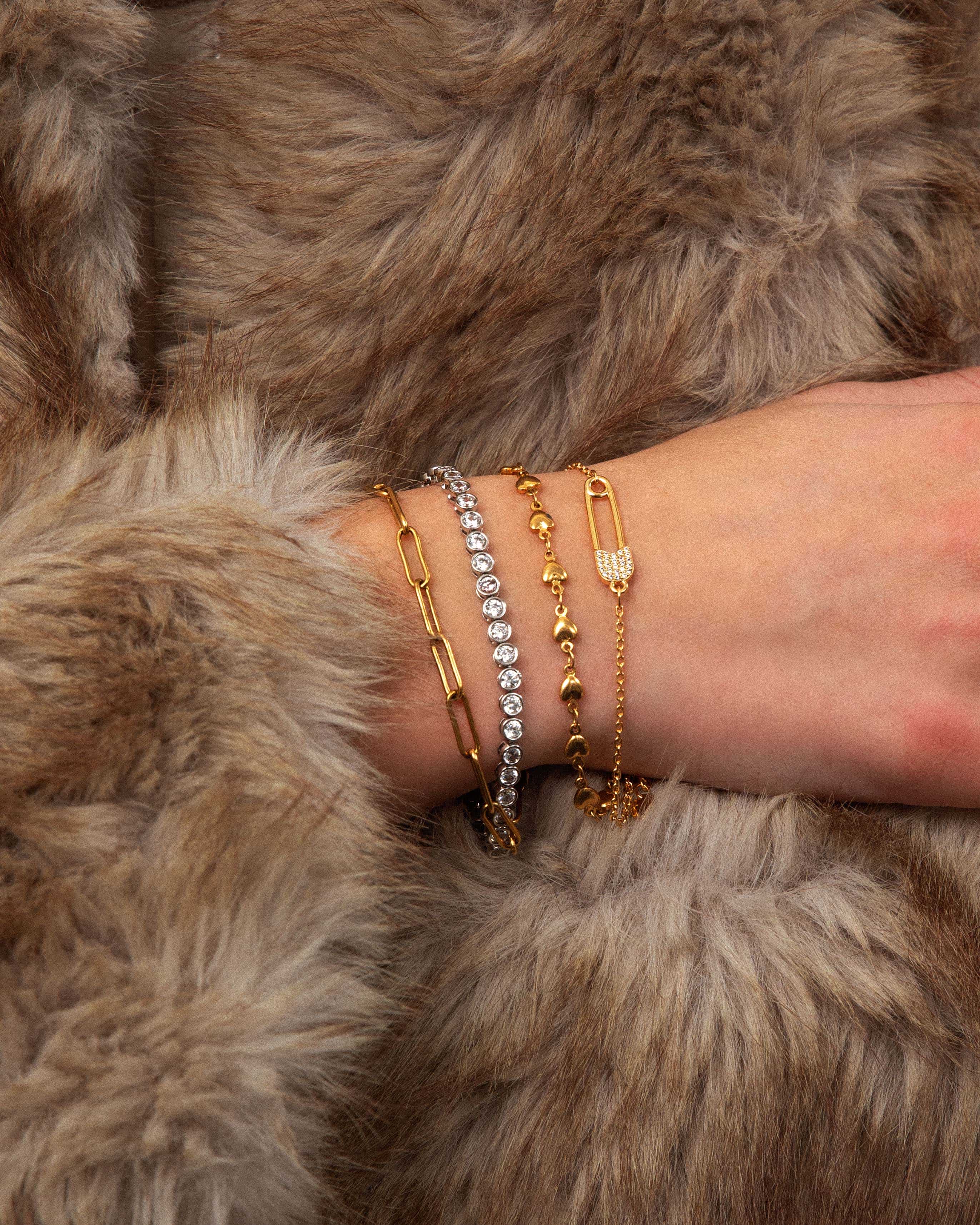 Tennis Bracelet in Silver