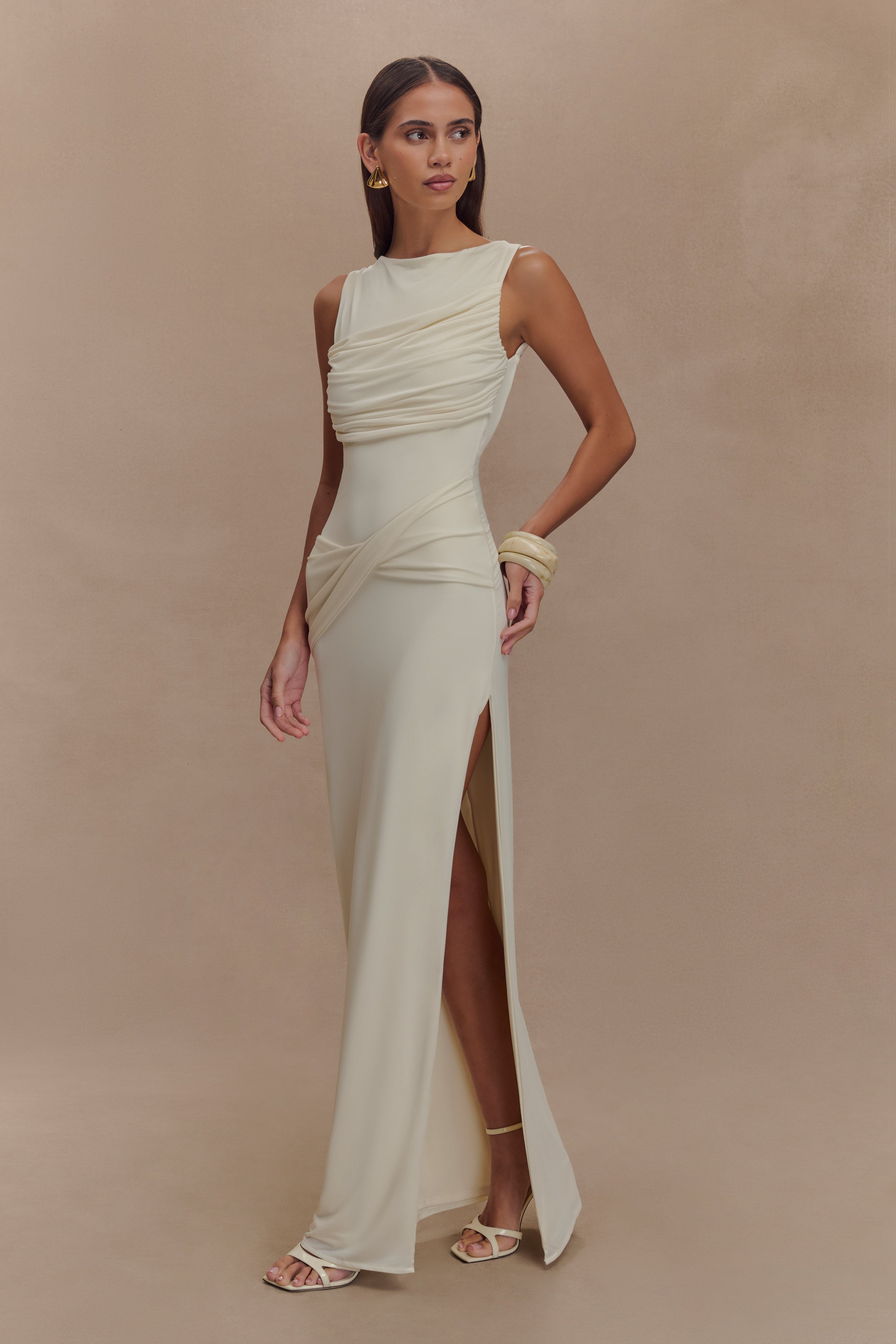 Philippa - Drape Maxi Dress