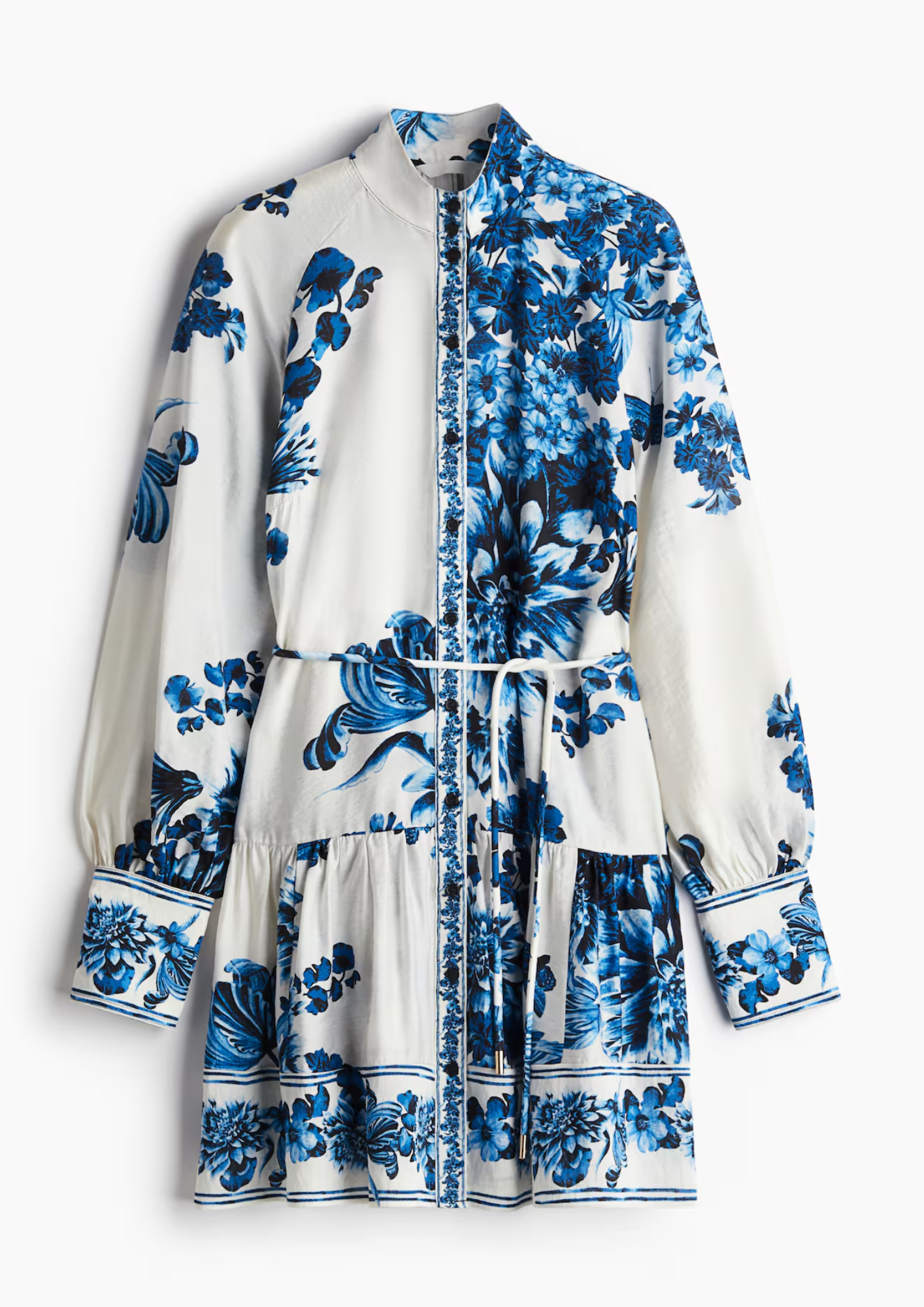 Spring Dress with a Bow Belt