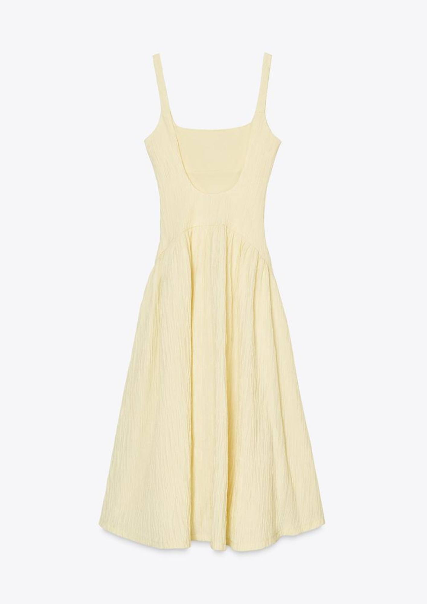 TEXTURED MIDI DRESS
