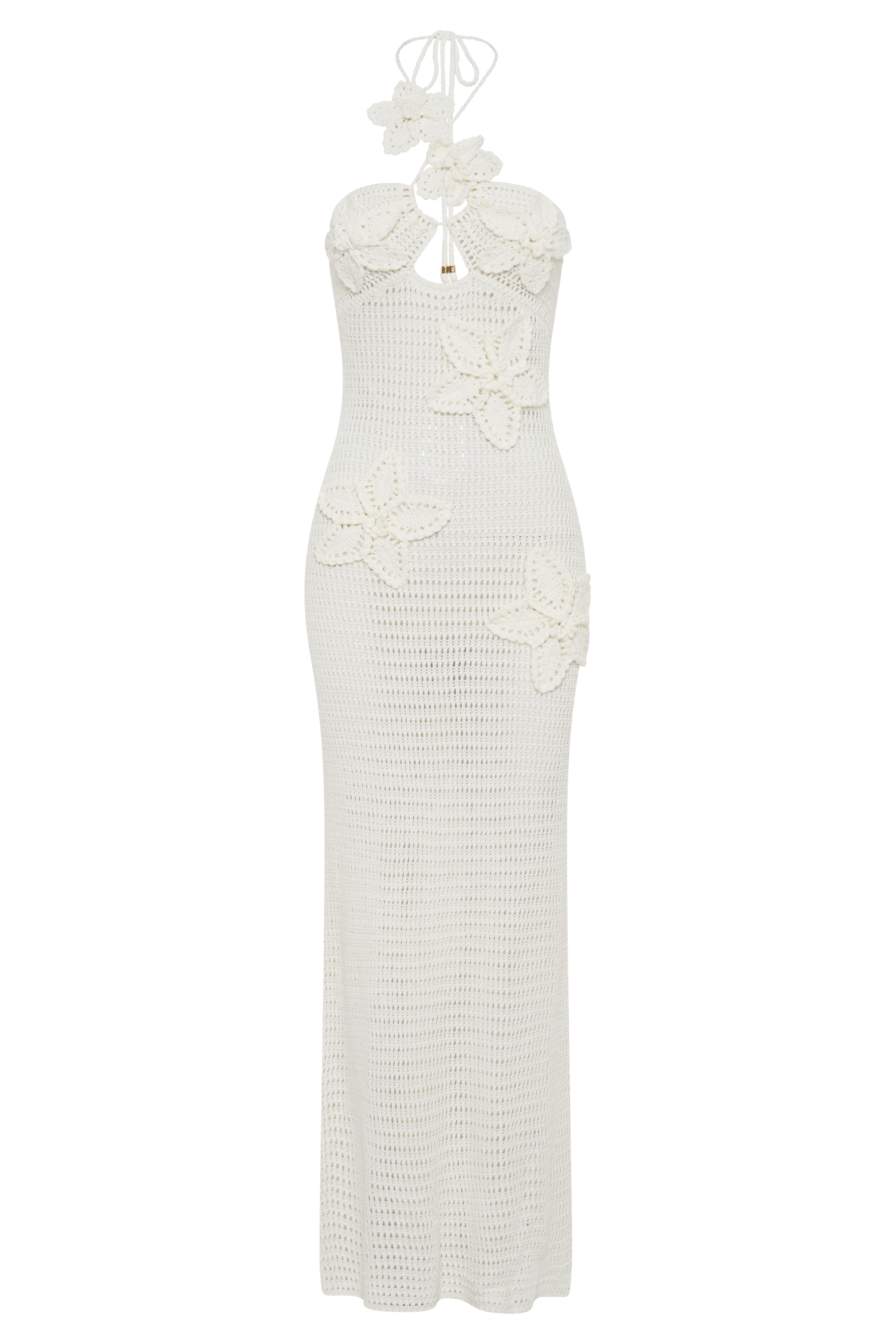 Noor - Floral Crochet Maxi Dress