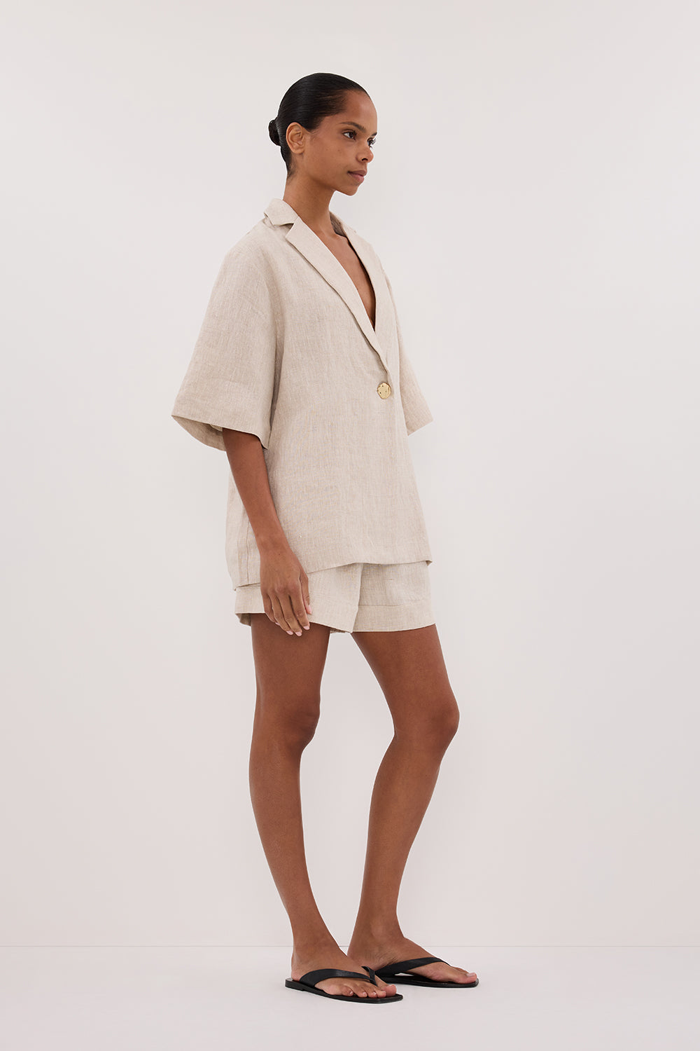 NALA NATURAL LINEN RESORT SHIRT