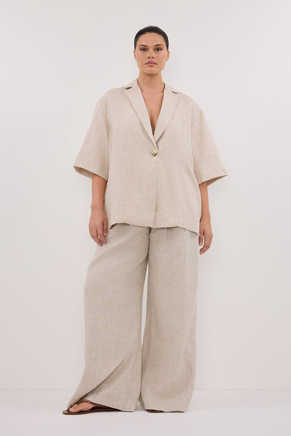 NALA NATURAL LINEN RESORT SHIRT