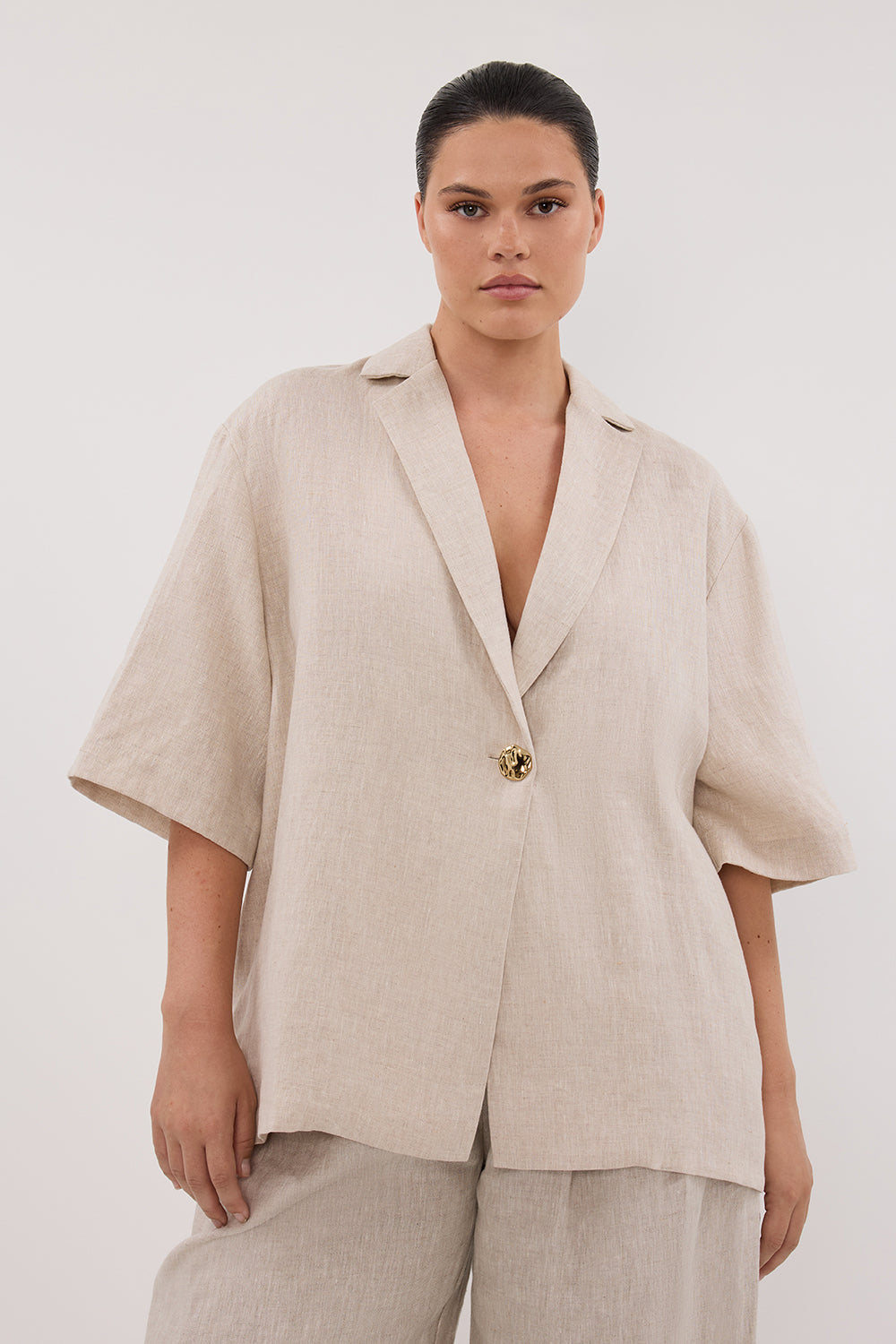 NALA NATURAL LINEN RESORT SHIRT