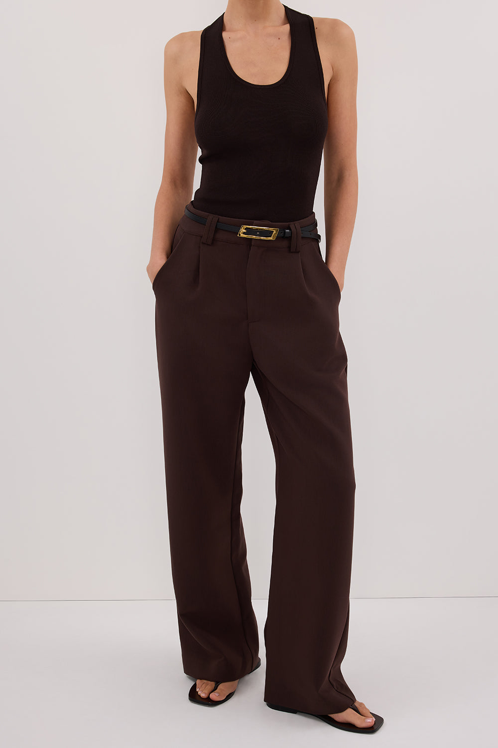 ELLE DARK CHOCOLATE PANT