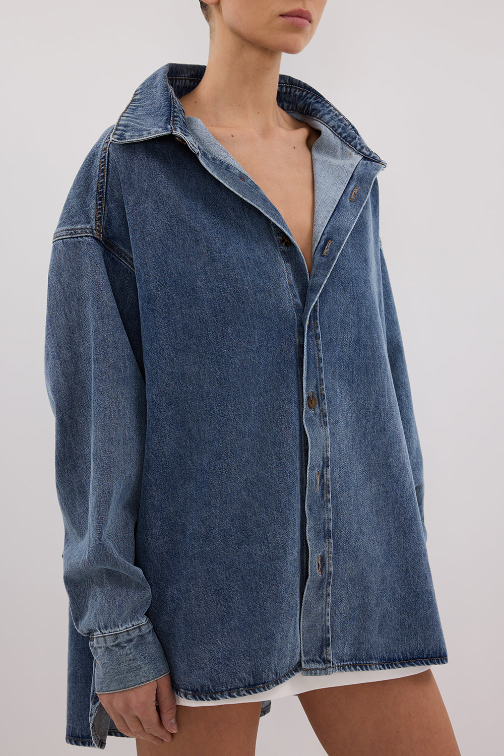 ASHTON CLASSIC BLUE DENIM SHIRT