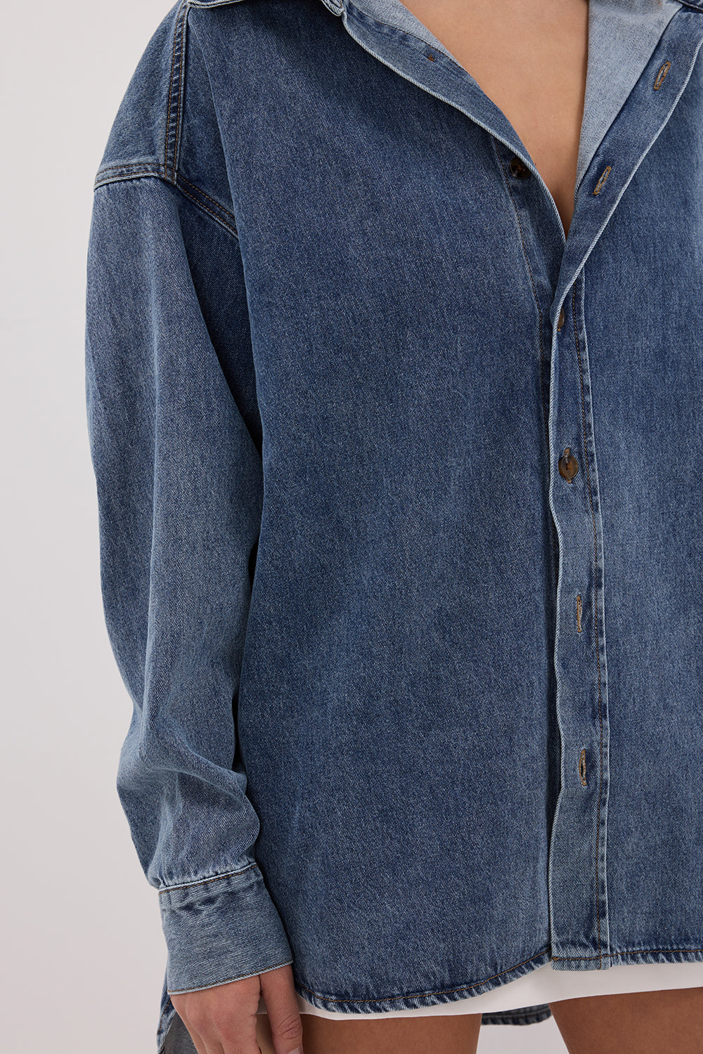 ASHTON CLASSIC BLUE DENIM SHIRT