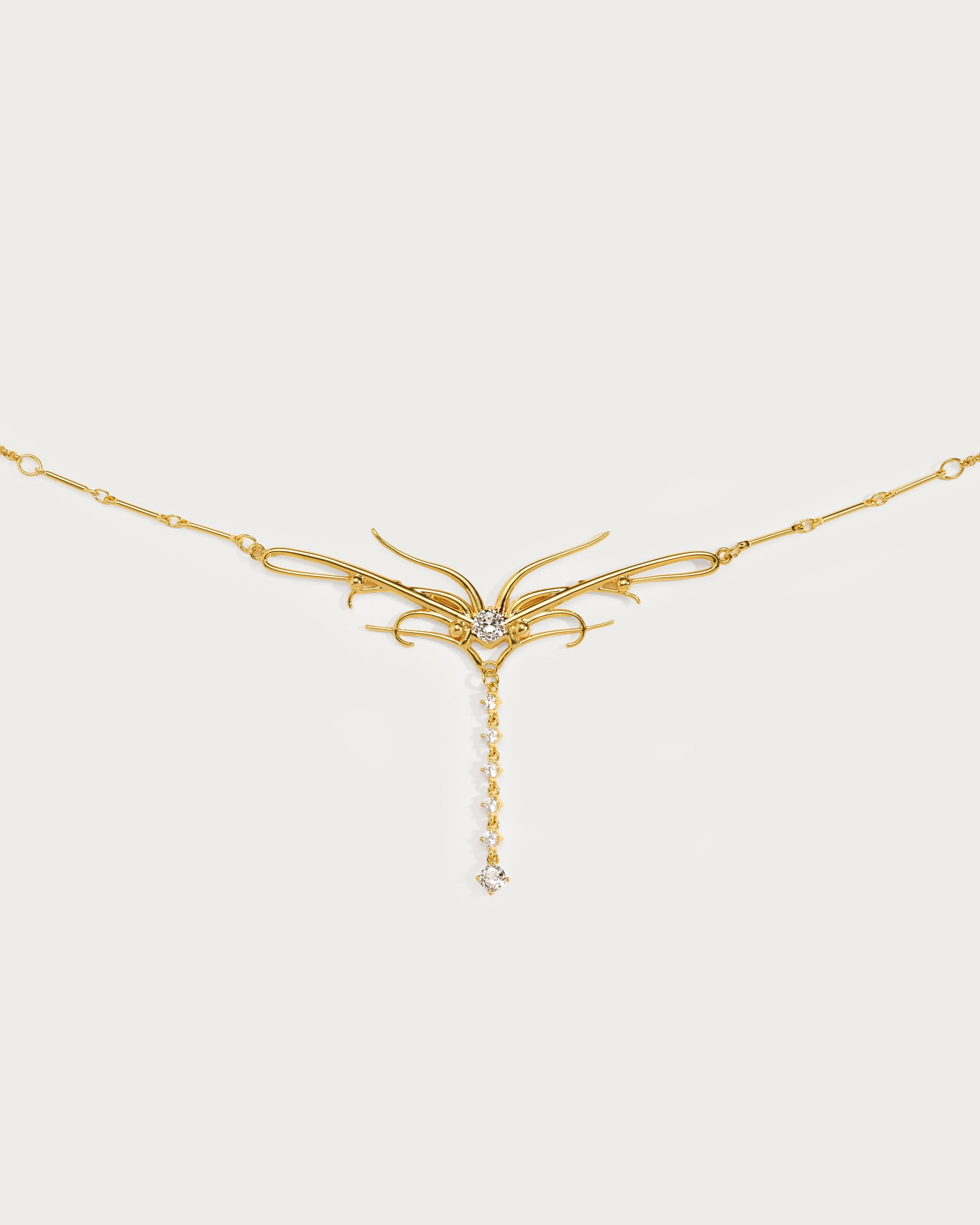 Dripping Waist Chain in Gold