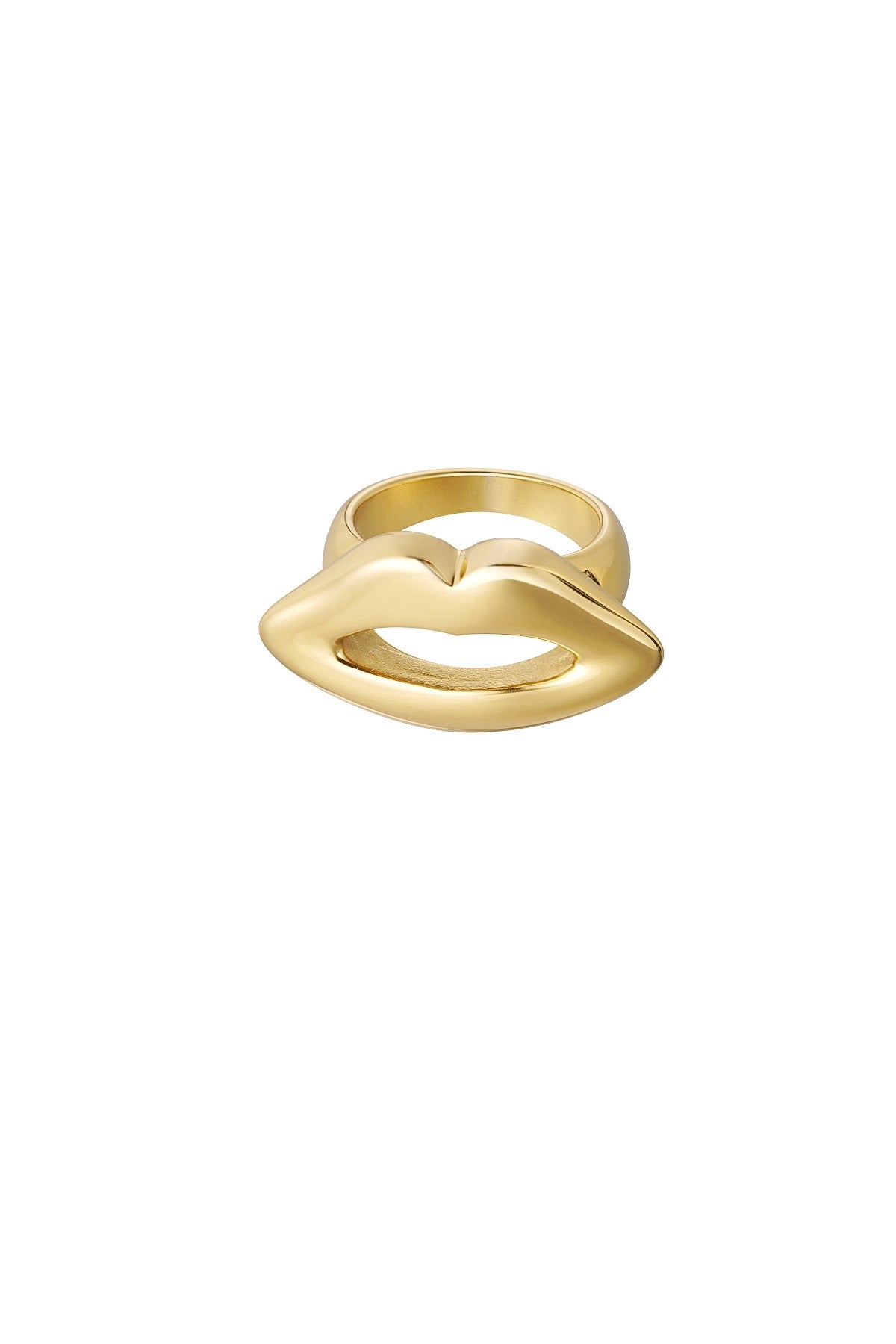 Kiss me ring - gold