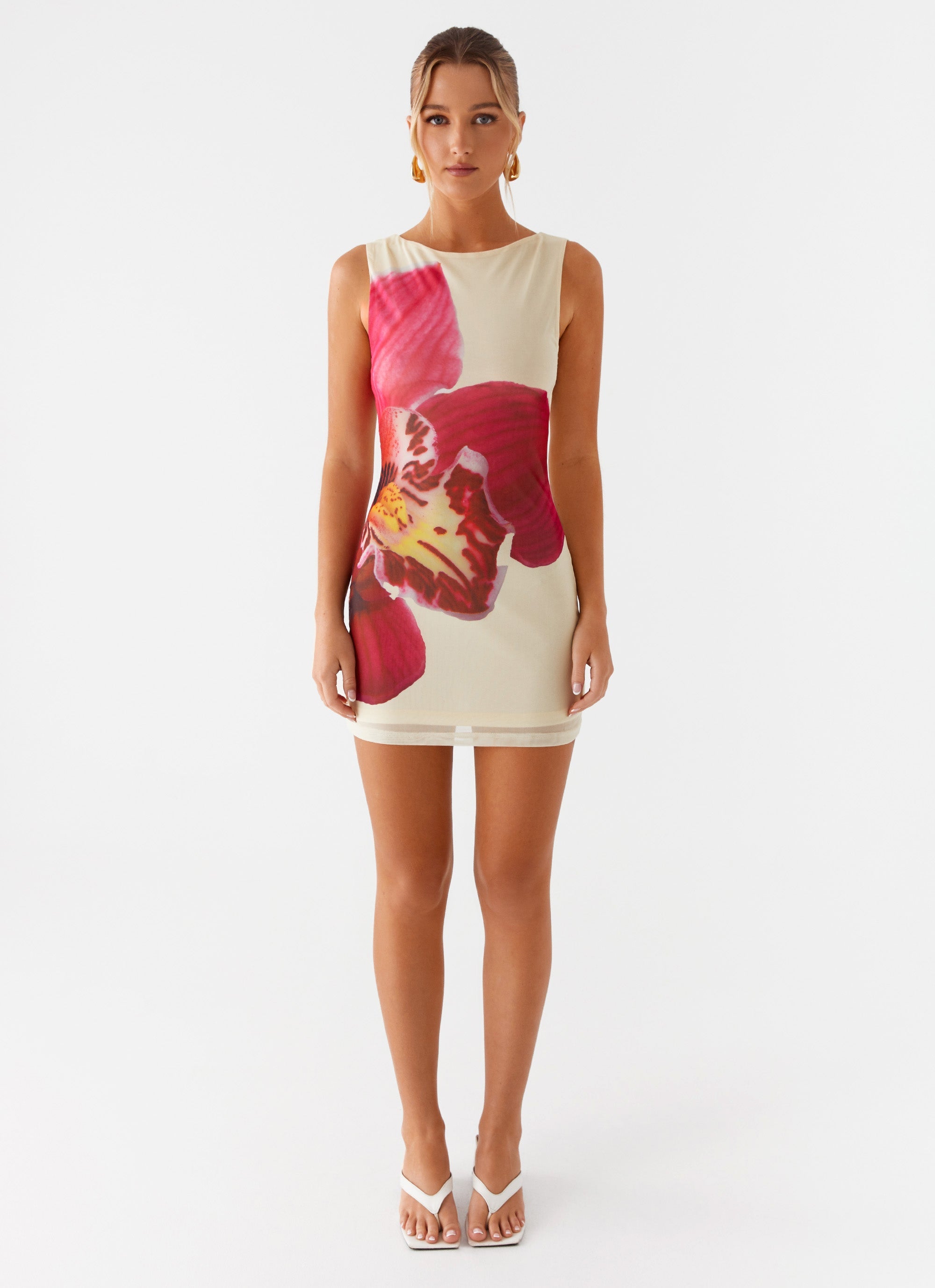 Happy Hour Mini Dress | Yellow