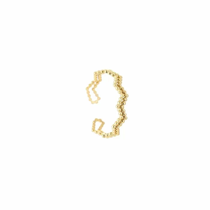 woven ring | Gold