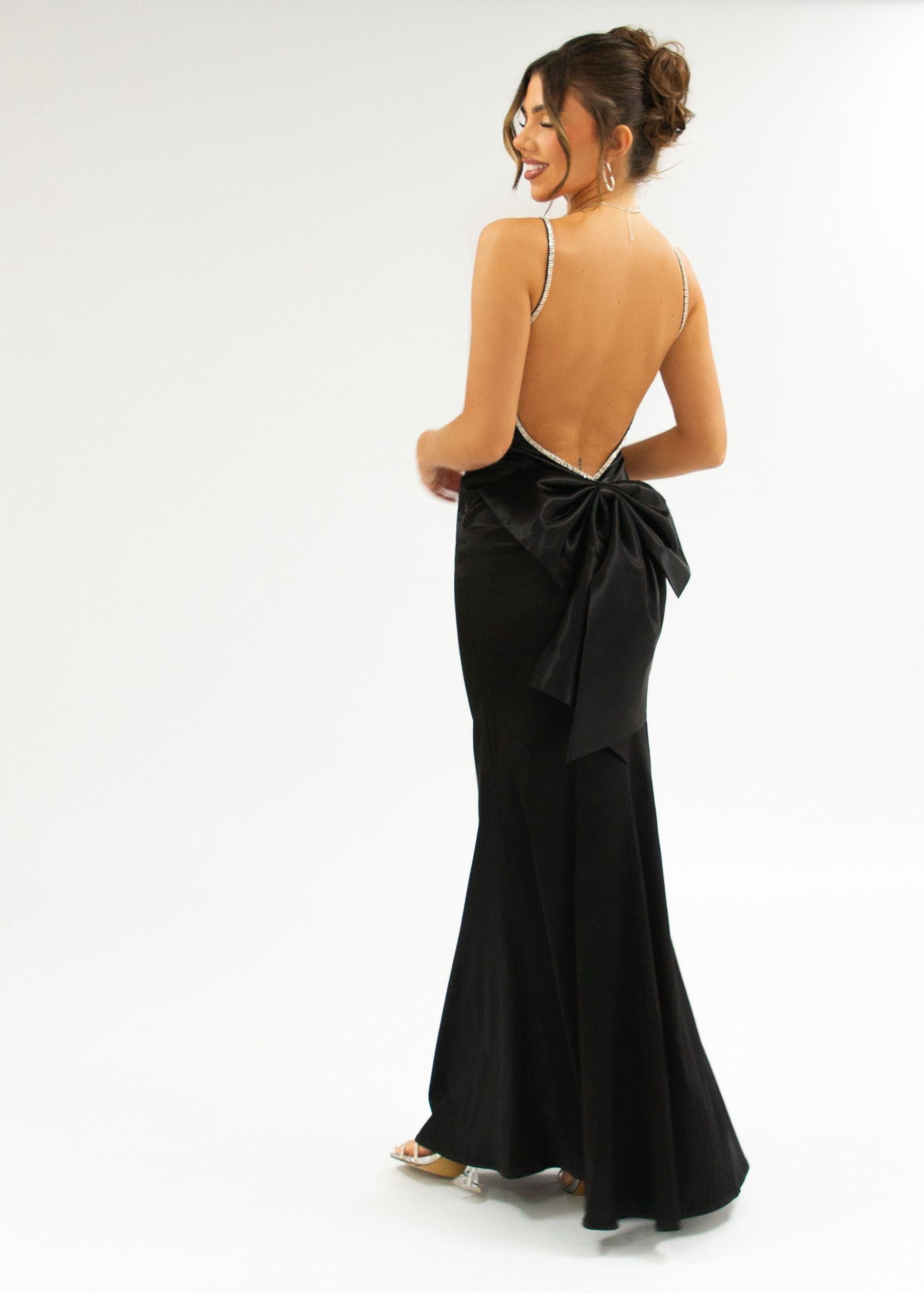 Problematic Princess Bow Gown - Black