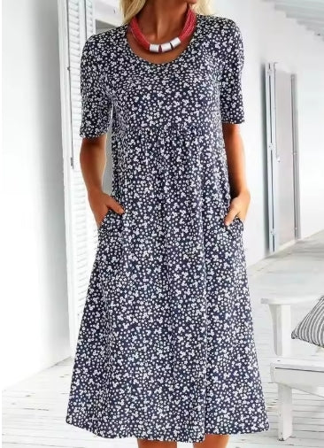 Women Scoop Floral Dress