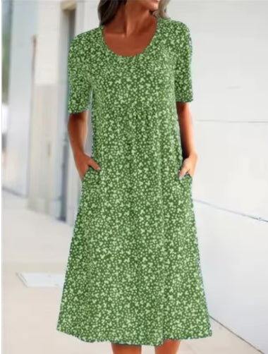 Women Scoop Floral Dress
