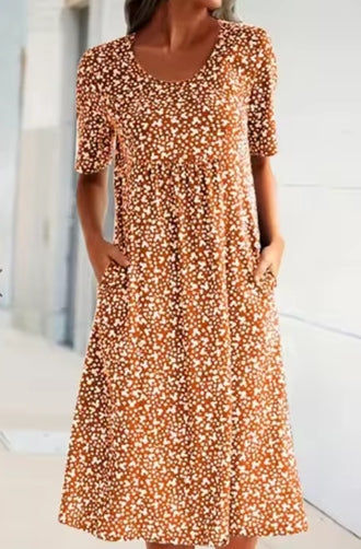 Women Scoop Floral Dress