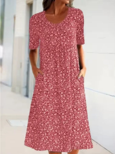 Women Scoop Floral Dress