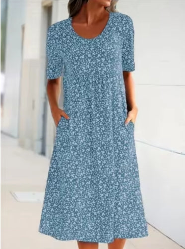 Women Scoop Floral Dress