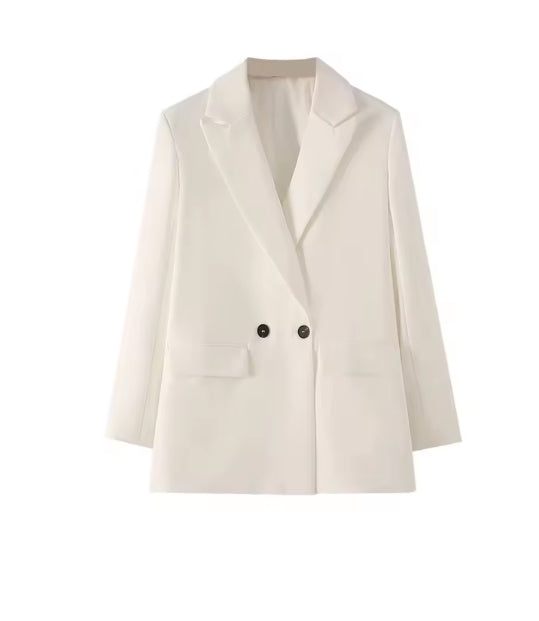 Vintage Chic Casual Blazer