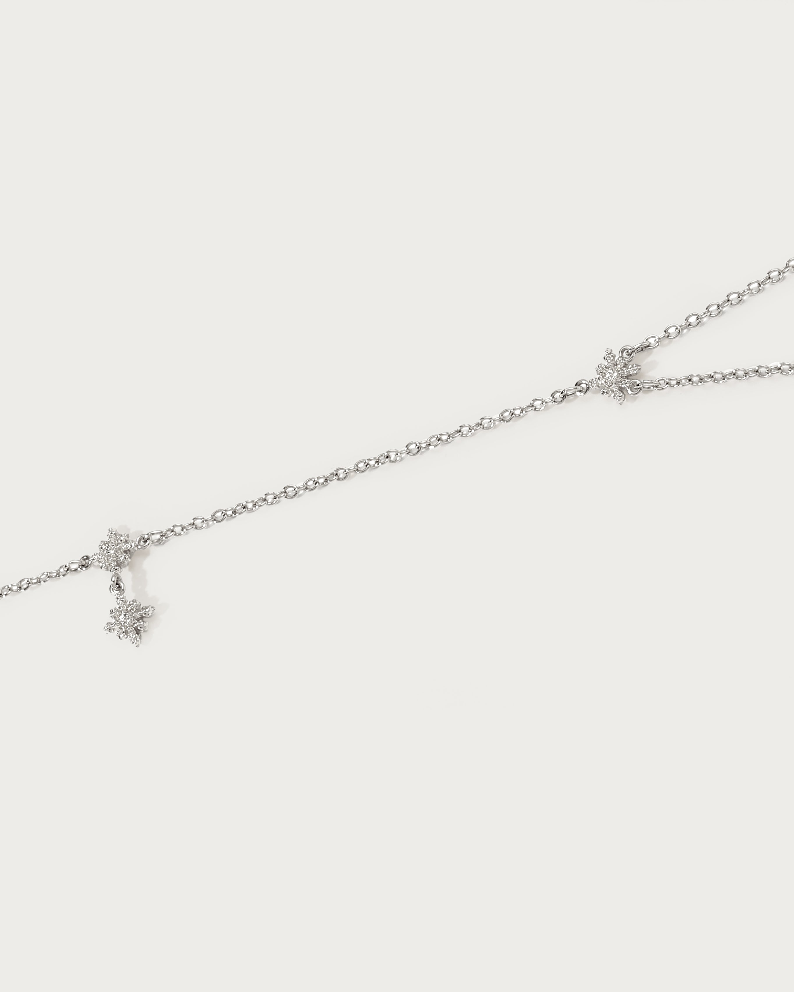 Twinkle Body Chain In Silver