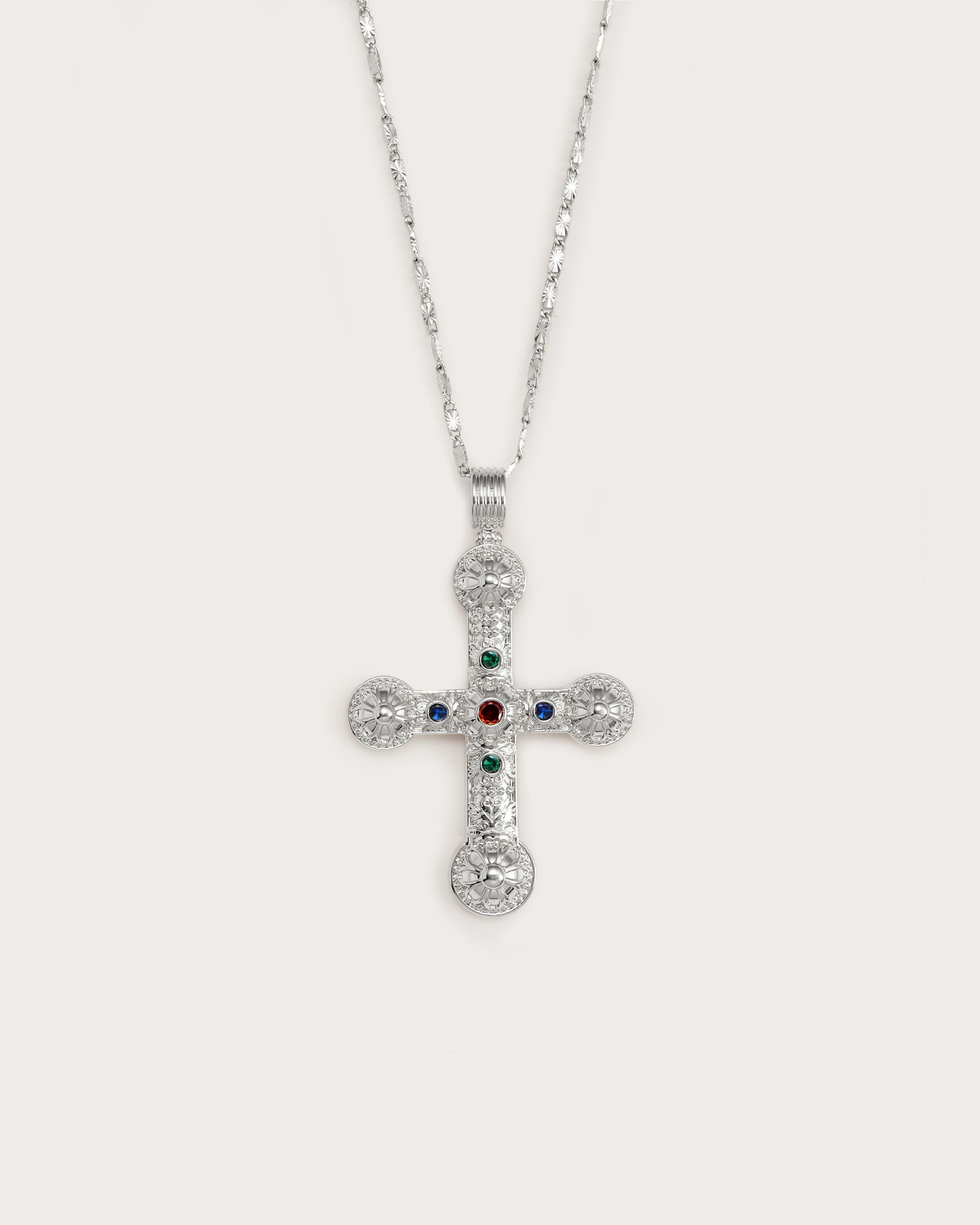 XL Cross Chain in Silver