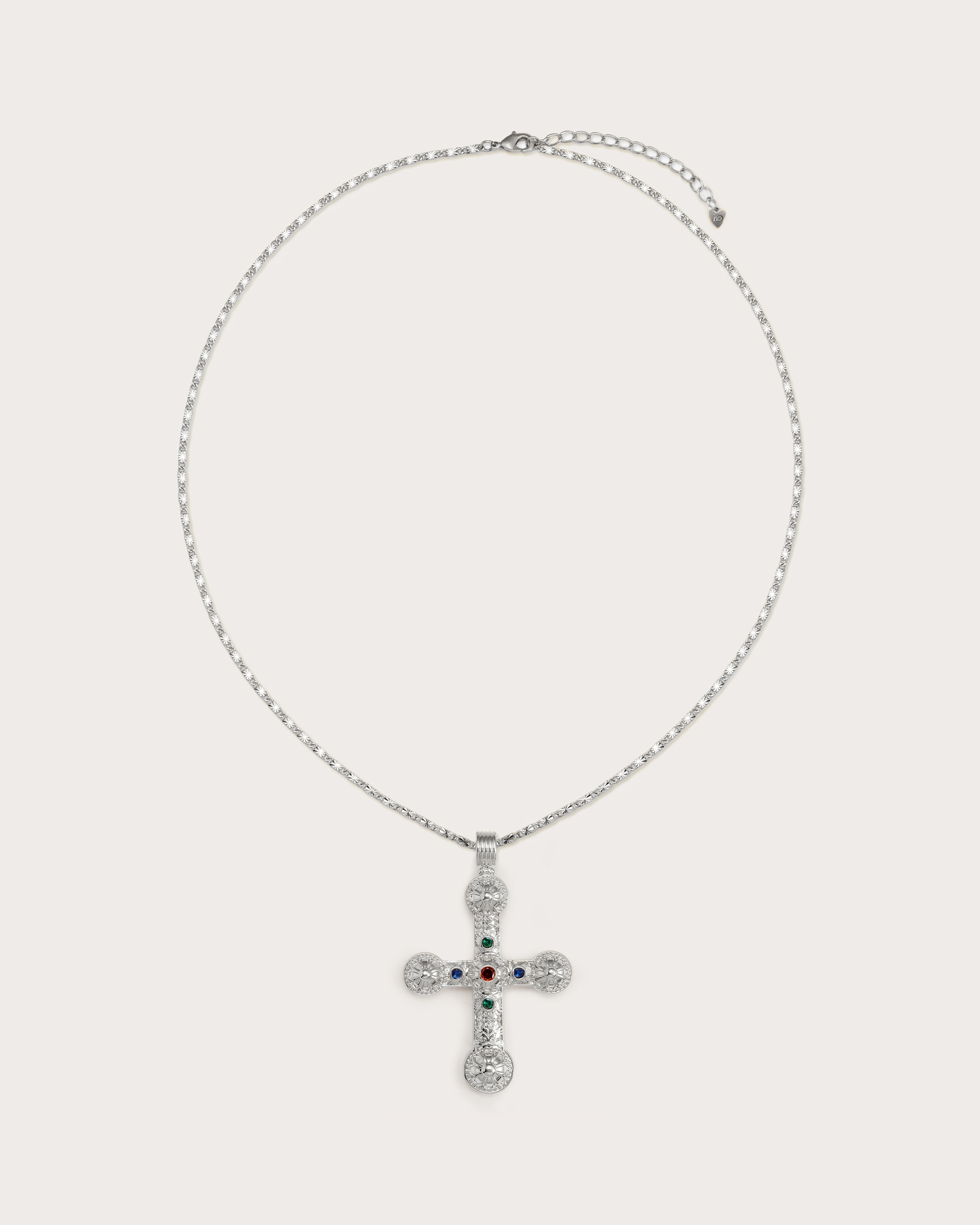 XL Cross Chain in Silver