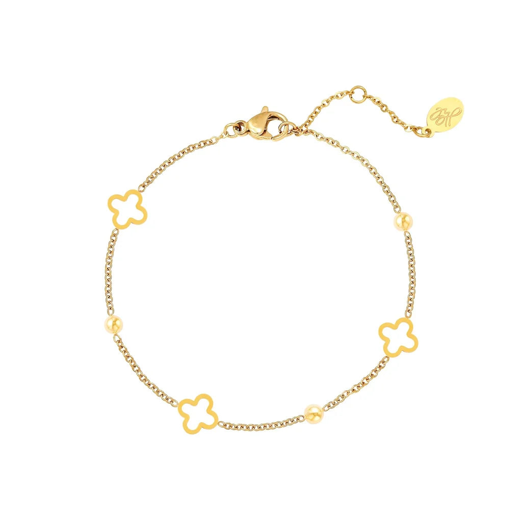 Clover bracelet - gold