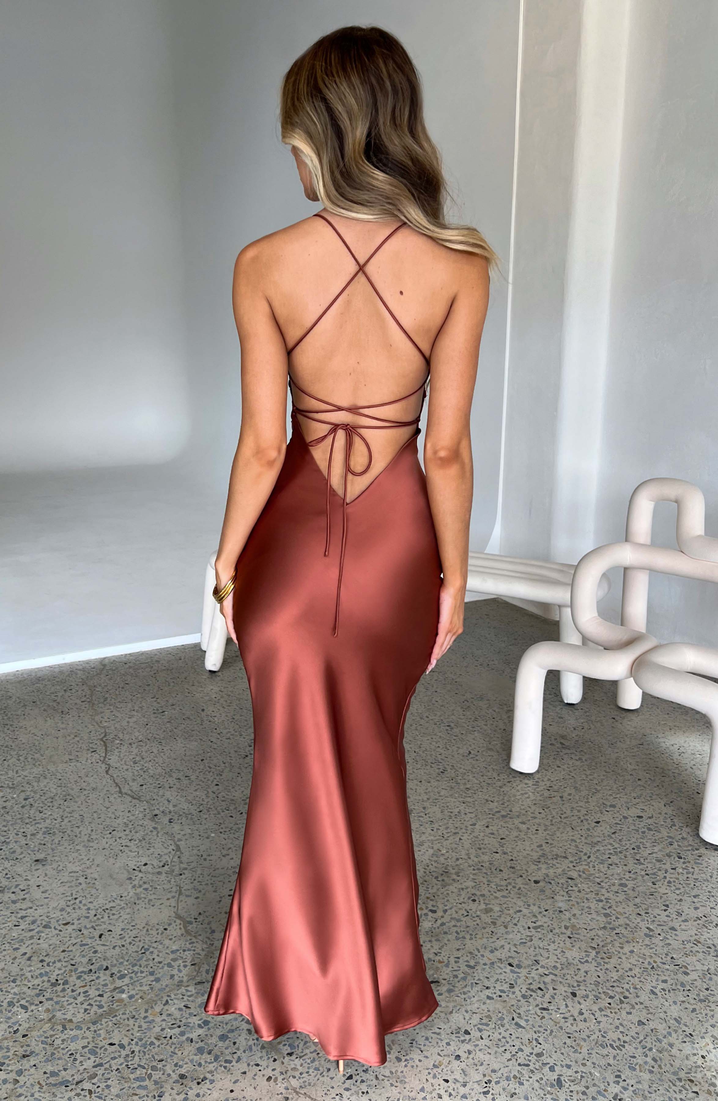 Venus - Satin Maxi Dress