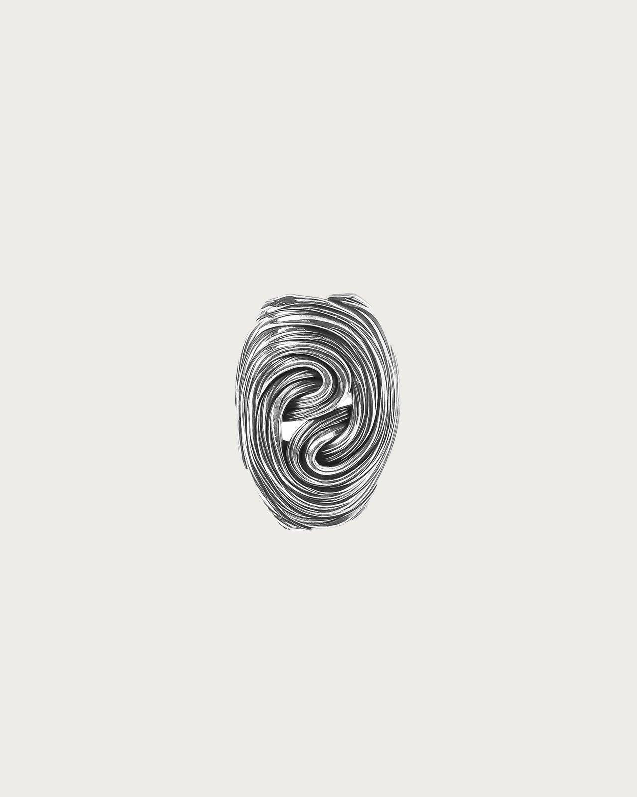 Silver Swirl Ring
