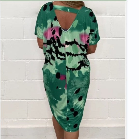 Amelia™ | Casual Leopard Print Dress
