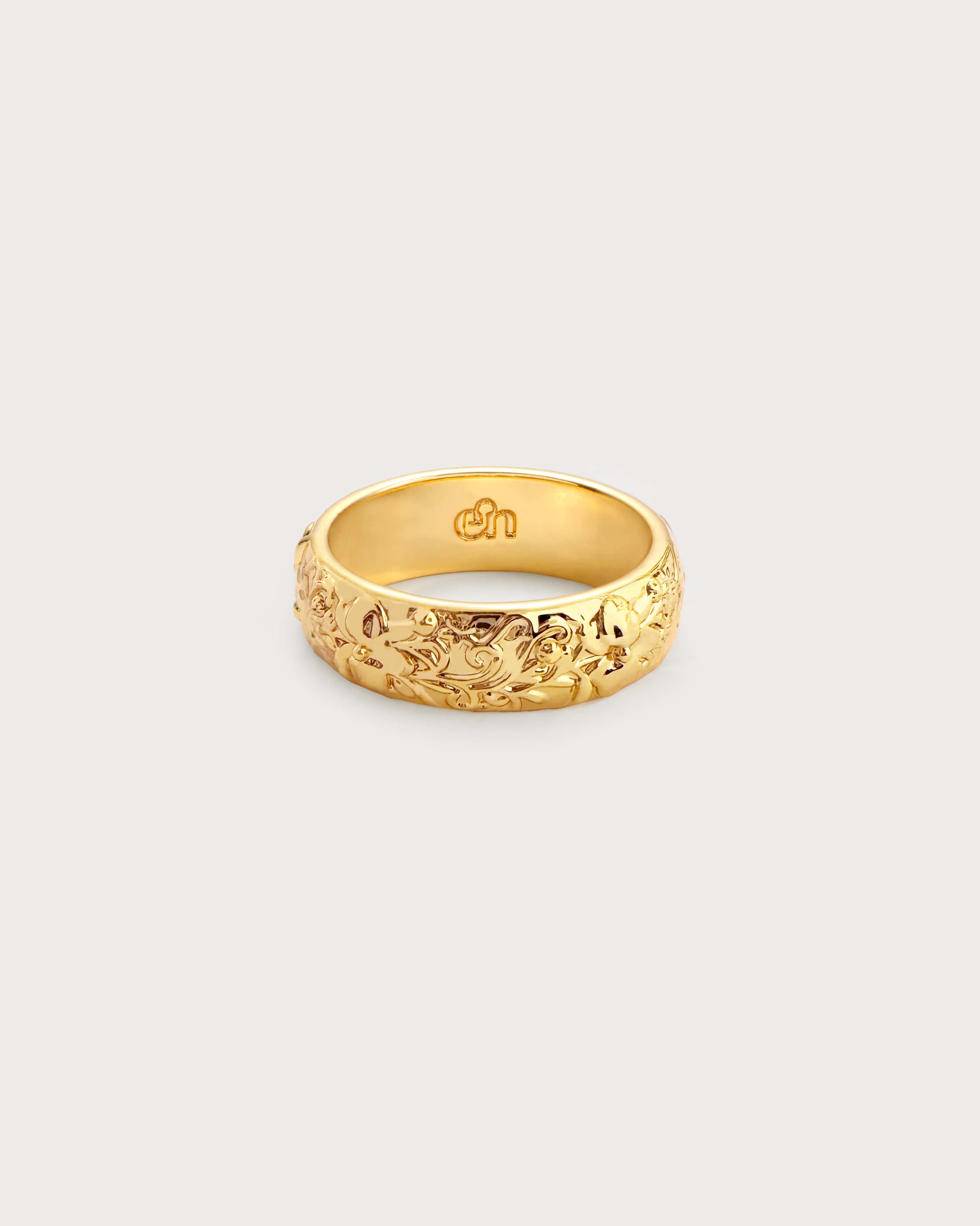 Serenade of Orchid Ring in Silver