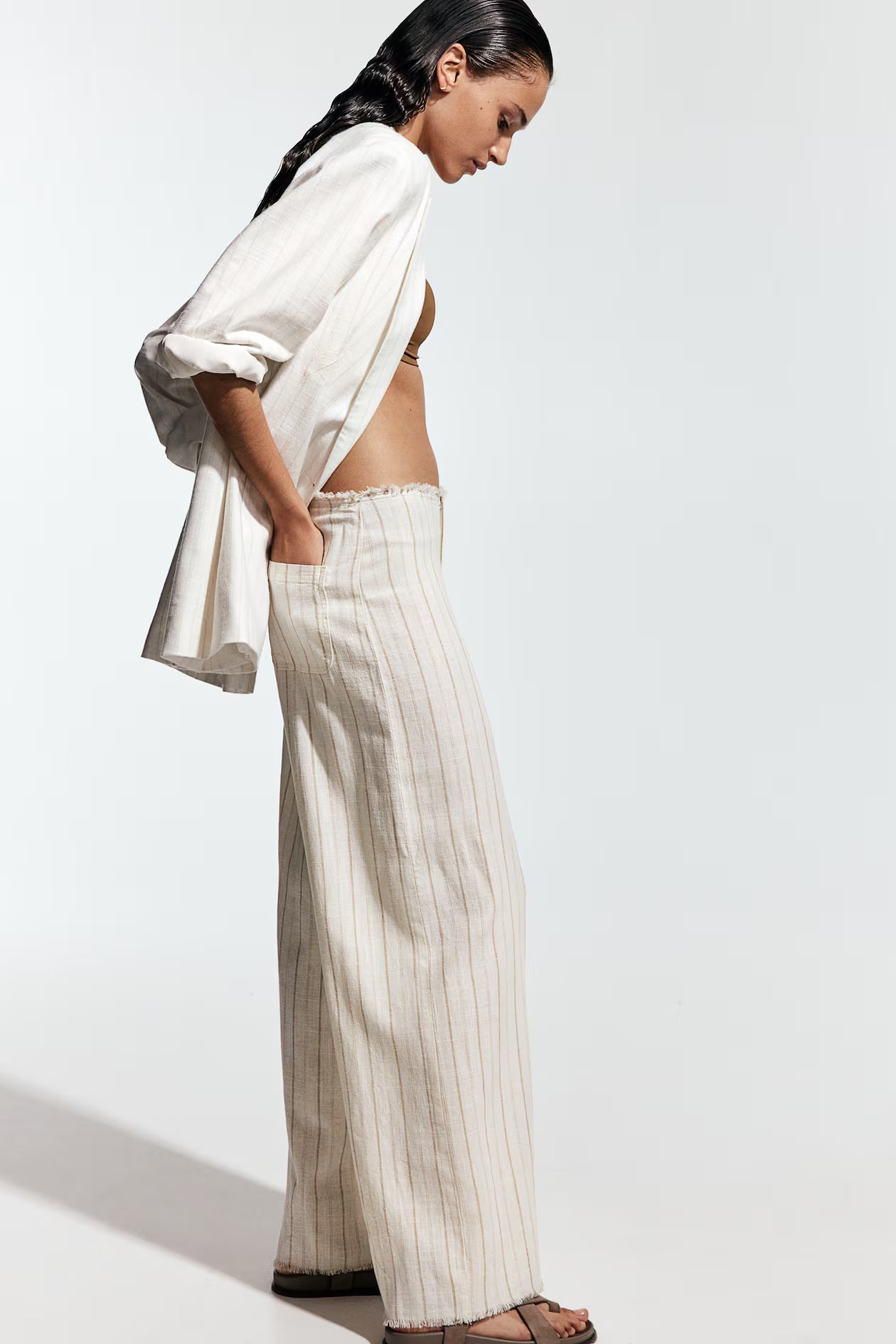 Linen Blend Pants