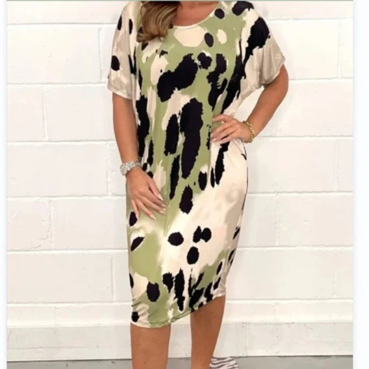 Amelia™ | Casual Leopard Print Dress