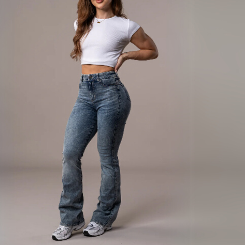 Catherine™ | Womens Flared Jeans