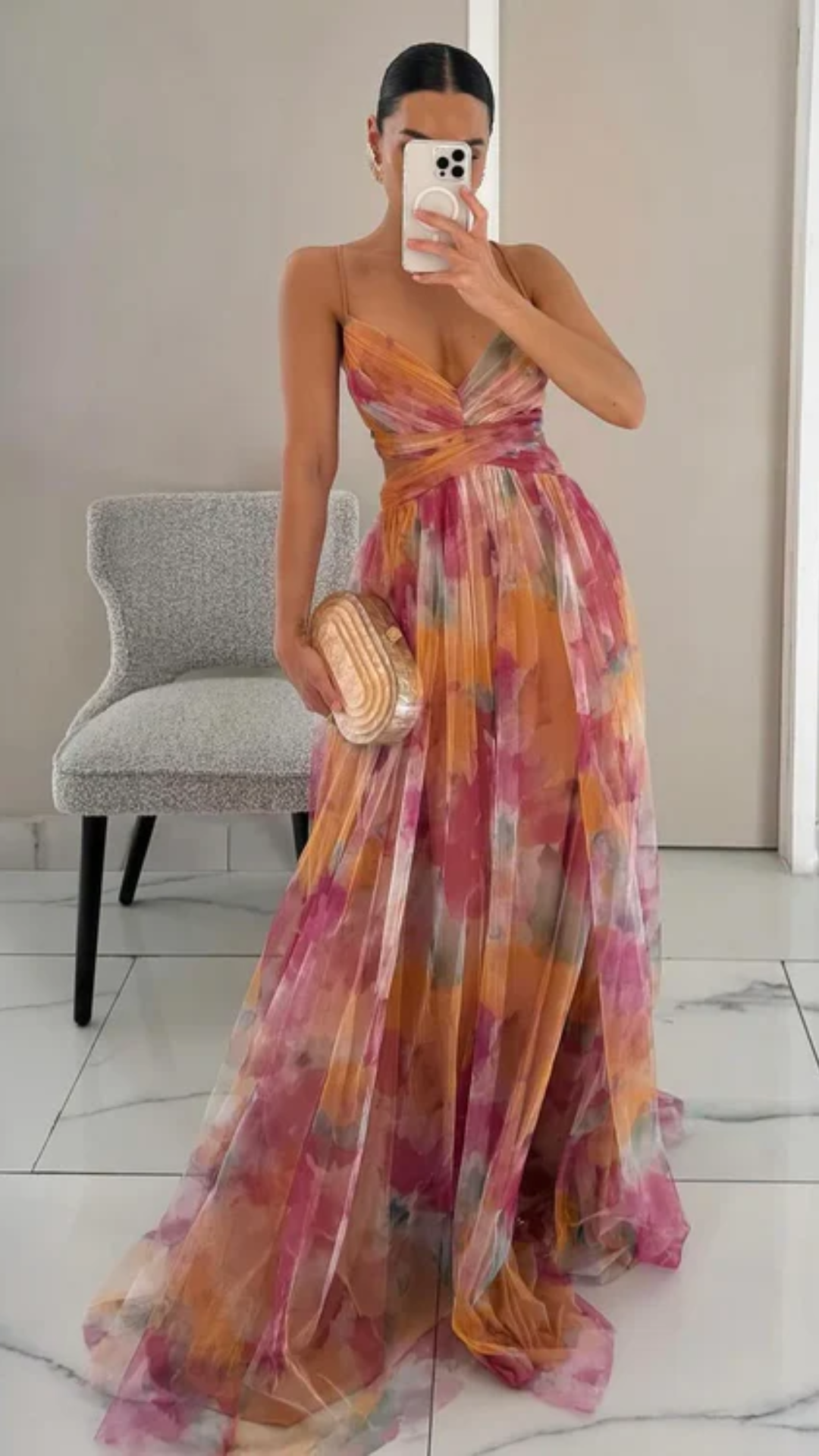 Laura - Long Floral Dress