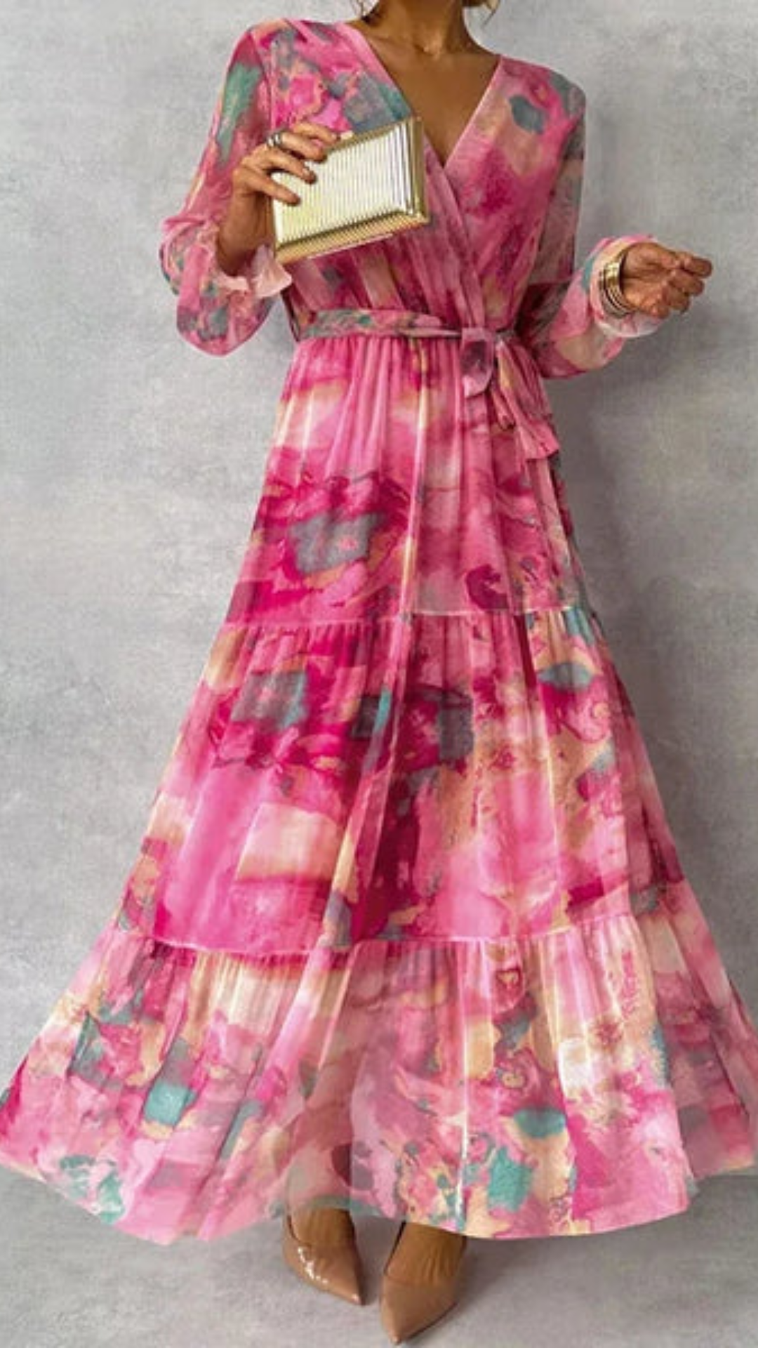 Emily - Elegant Floral Dress