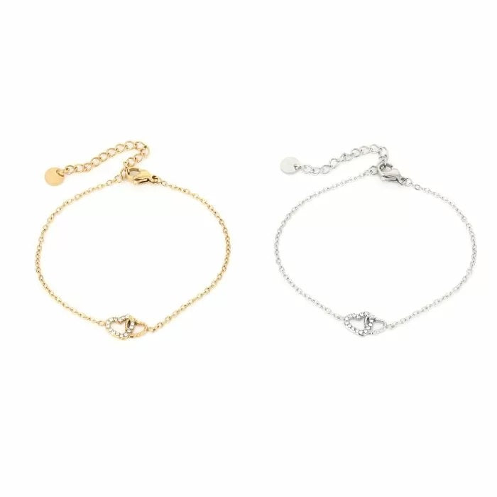 mia bracelet set | Gold and Silver