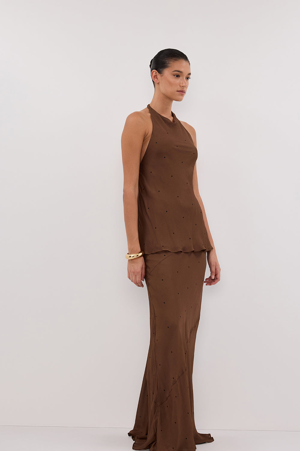 MELROSE FONDANT HALTER TOP