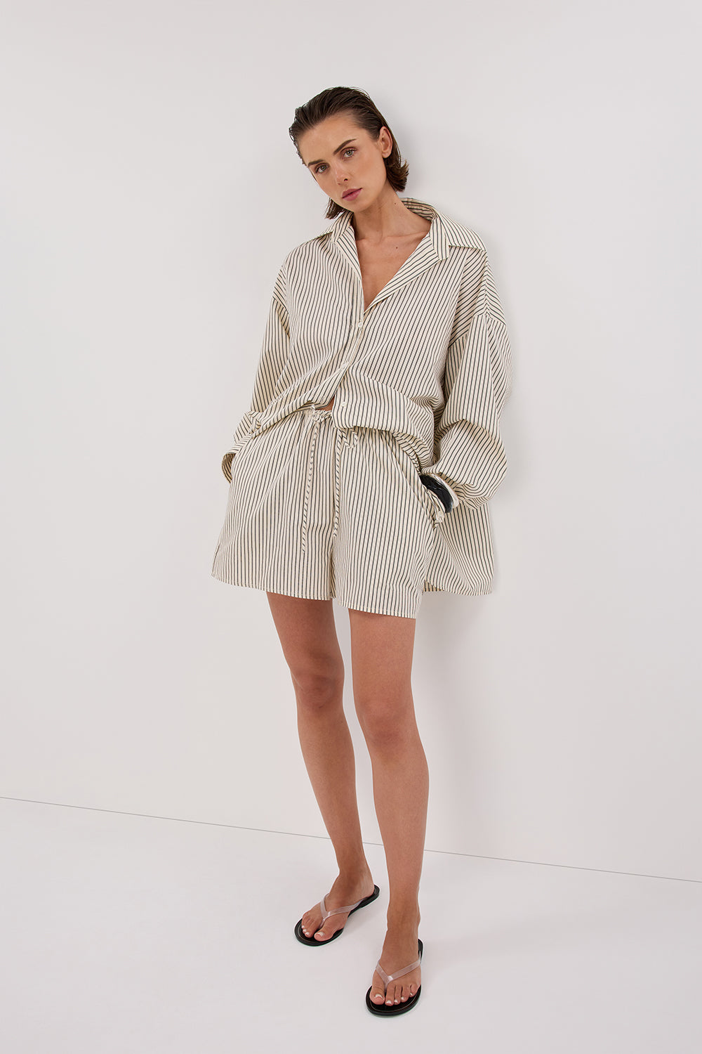 PALMA CREAM SILK BLEND SHORT