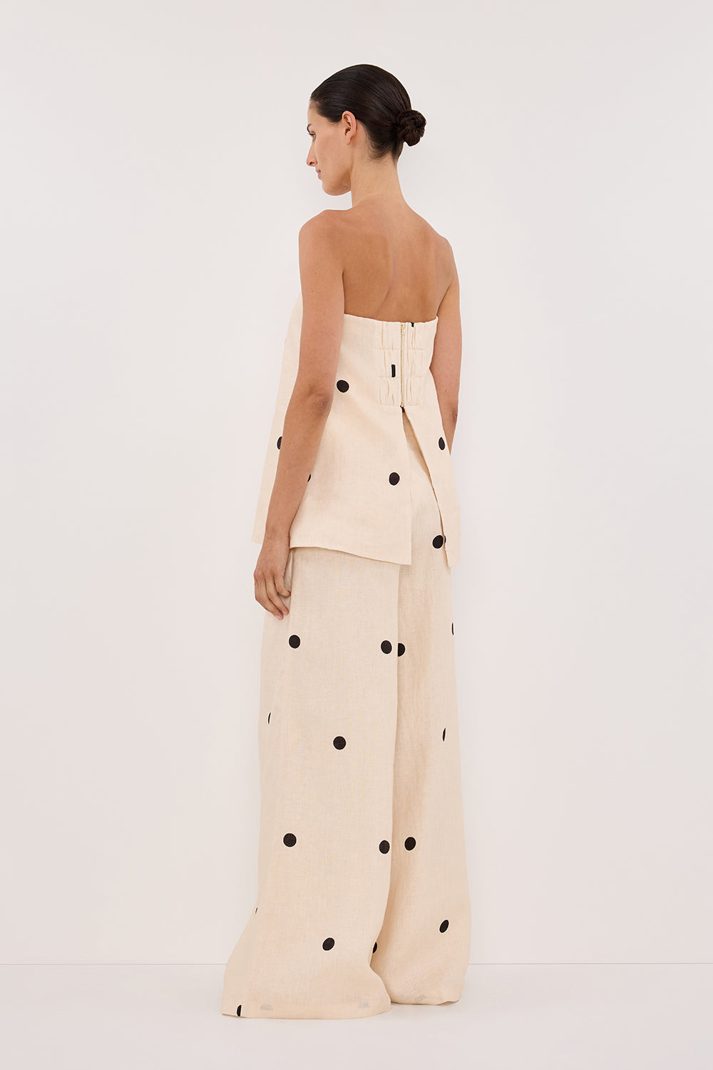 BEVERLY CREAM SPOT PANT