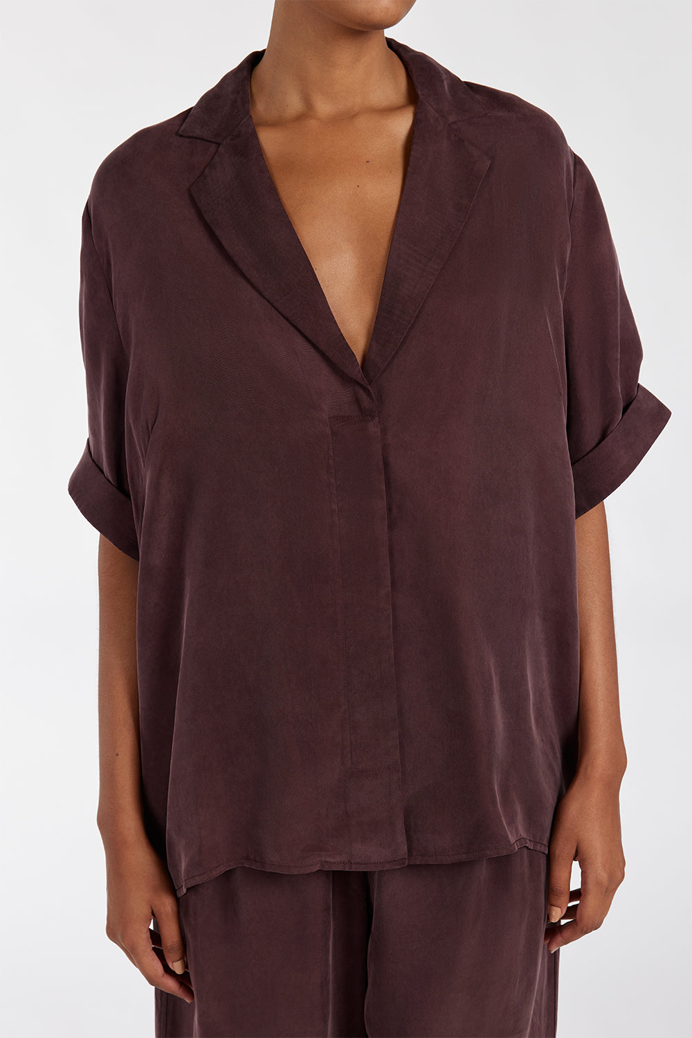 LIAM CURRANT CUPRO SHIRT