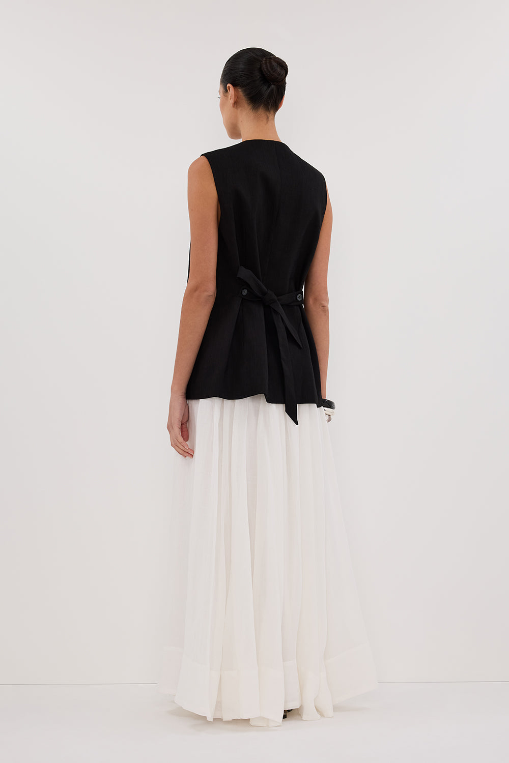 BRAX BLACK LONGLINE VEST