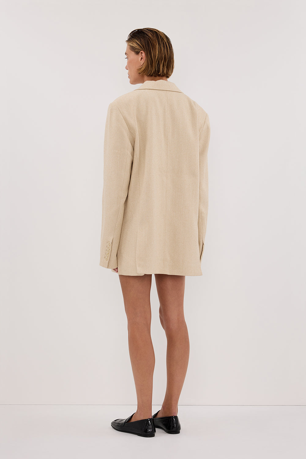 FRANKIE OAT TWEED BOYFRIEND BLAZER