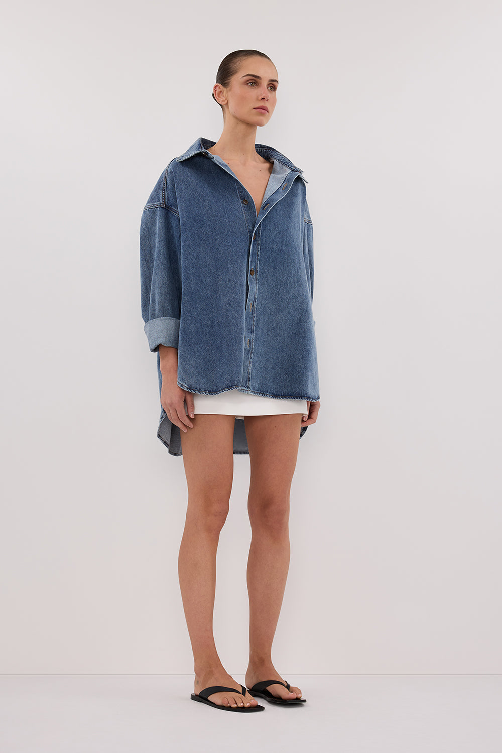 ASHTON CLASSIC BLUE DENIM SHIRT