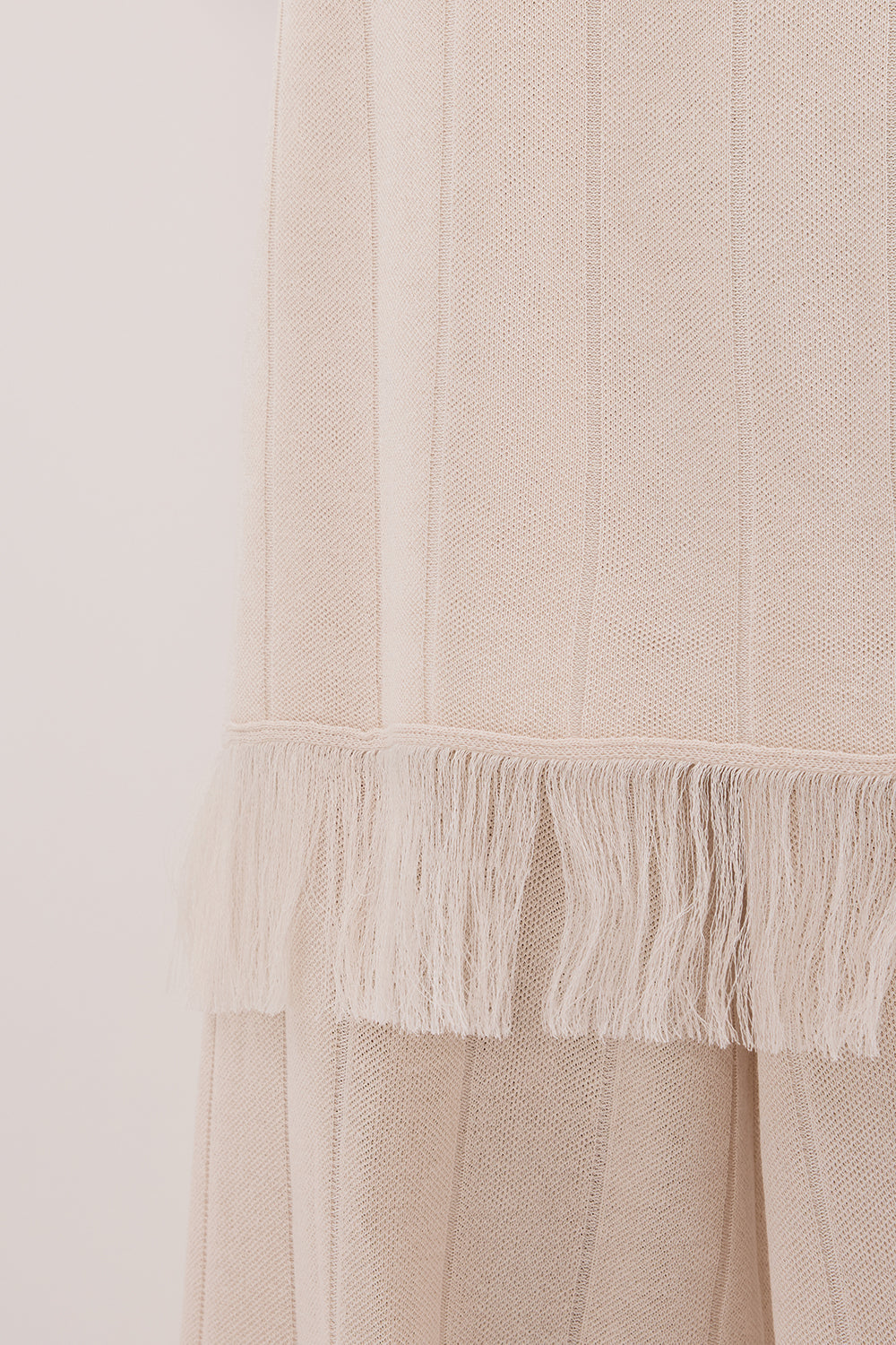ARIA CREAM FRINGED TUNIC TOP