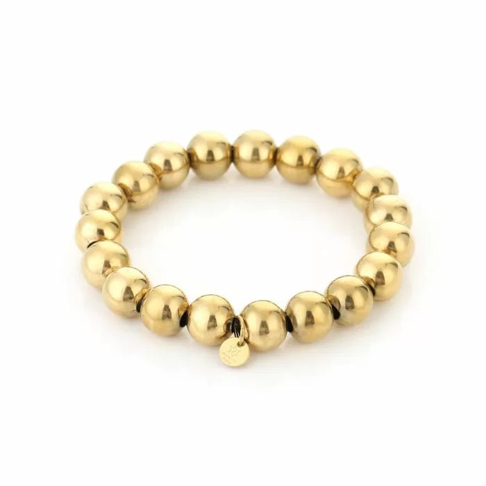 smaller beads bracelet | Gold