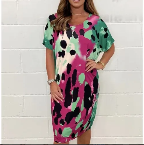 Amelia™ | Casual Leopard Print Dress
