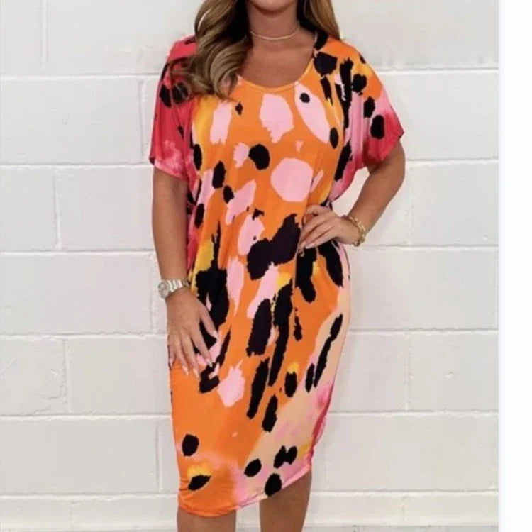 Amelia™ | Casual Leopard Print Dress